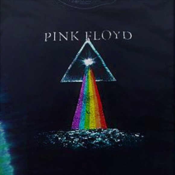 PInk Floyd World Tour 1972 Tie Dye rock Official T-Shirt L NWT - Picture 3 of 6